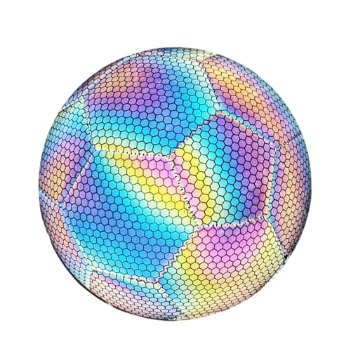 Genérico Balón De Fútbol Que En La Oscuridad, Balón para Exteriores Impermeable Divertido para Cumpleaños Navidad Entrenamiento Juegos Deporte Niños Al Aire Libre
