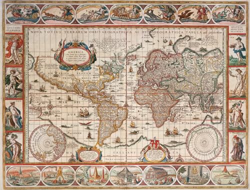 Ravensburger Puzzle 2000 Teile Weltkarte, antik 16633