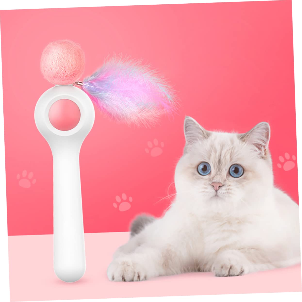 Jouets pour Chats, Jouet interactif et Automatique for Chat, bâton de taquinerie for Animaux Compagnie, matériau Robuste for Un Jeu d'intérieur engageant