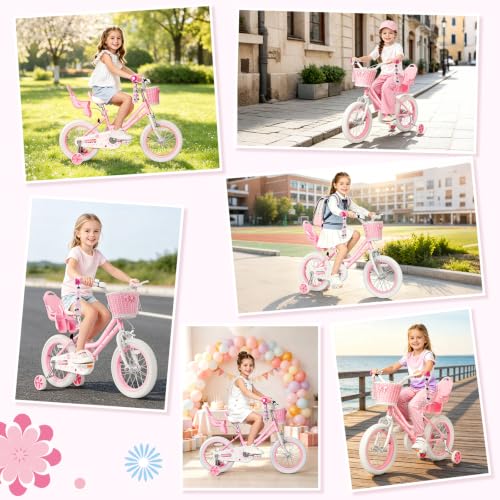 Image of Glaf Toddler Girls Bike for Age 2-12 Years Old