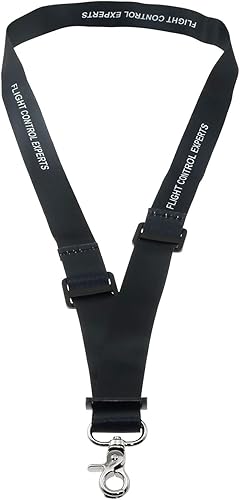 Maxmoral Correa de cuello ajustable para todo tipo de transmisor FPV RC Control remoto para FPV mando a distancia, Negro -