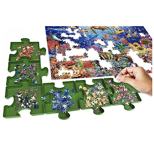 Educa 19577, Puzzle Organiser for Practical Sorting and Storing of Puzzle Pieces, Stackable Sorter - Image 2