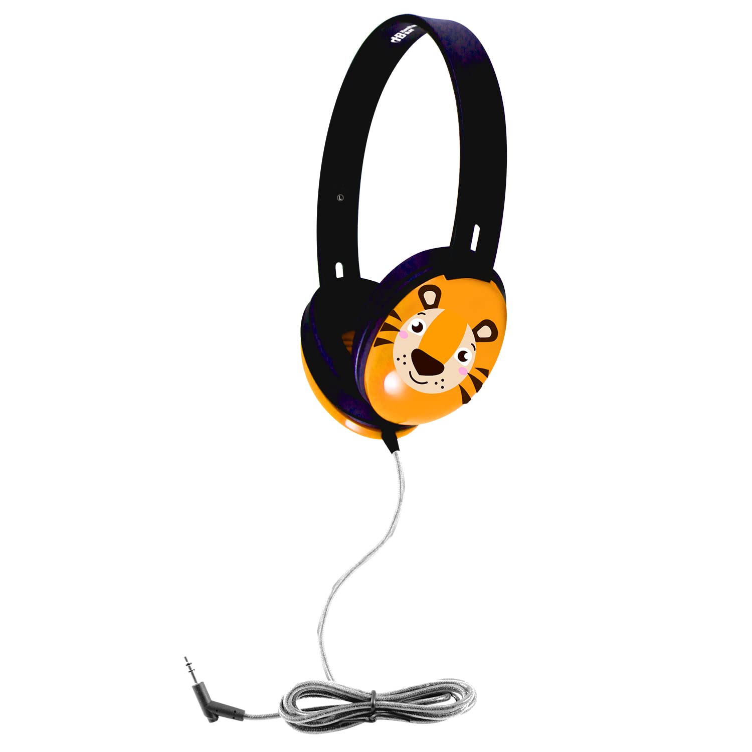 HamiltonBuhl Primo Series Stereo Headphone, Tiger Face