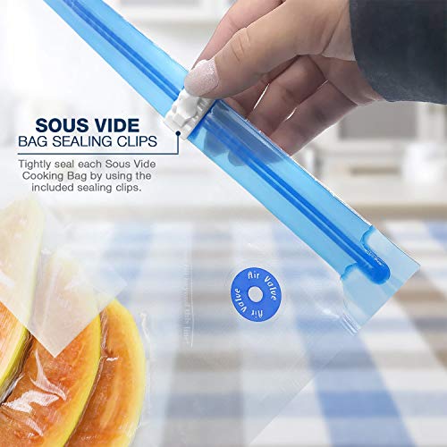 Vicarko VKET9939 30 Vacuum Zipper Bags, Vacuum Sealer Bags, Food Storage, Reusable Bags thumb #5