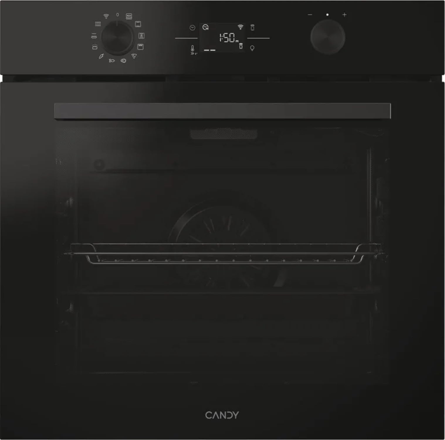 CA6N1B1HTB - Horno empotrable, eléctrico, ventilado, 71 litros, color negro, clase energética A++