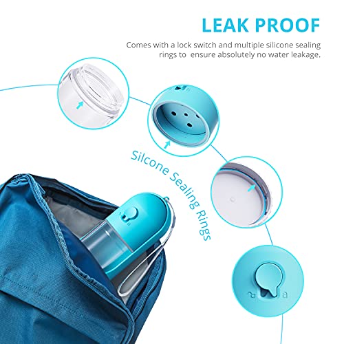 Qifutan Portable Water Bottle for Dogs - Leakproof Retractable Puppy Water Dispenser, Lightweight Pet Water Bottle Bowl… - Image 5