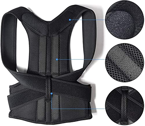 Correcteur de posture à sangles réglables doubles pour un maintien du dos optimal