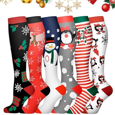 BRTNUP Christmas Compression Socks Set Cover