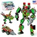 JITTERYGIT Robot STEM Toy | 3 in 1 Fun Creative Set | Construction Building Toys for Boys and Girls Ages 6-14 Years Old | Best Toy Gift for Kids | Free Poster Kit Included