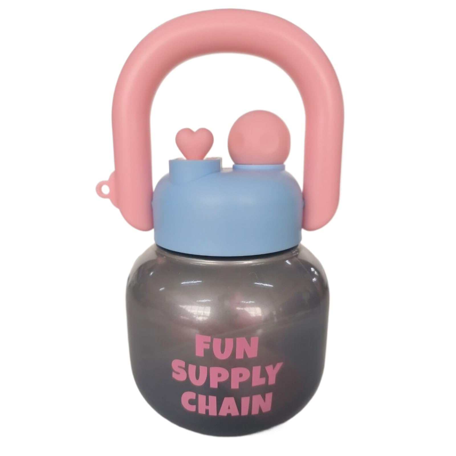 Tsophreniq Cartoon Water Bottle with Straw and Lid School Travel Working Coffee Cup Builts-in Teas Strainer Gift Giving Water Bottle for School