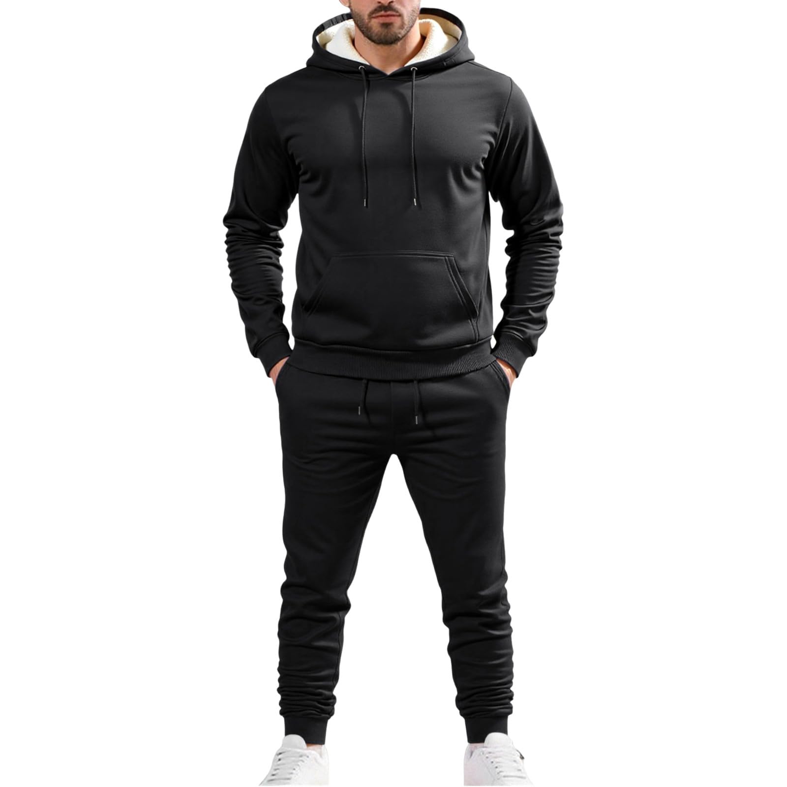 Tuta Uomo Completa Tute Da Ginnastica Uomo Tuta Cotone Garzato Xxl Felpate Invernale Felpata Inverno Acetato Tute Da Ginnastica Felpata Xxl Jogging Felpa Acetato Completa Donna Cotone Invernali