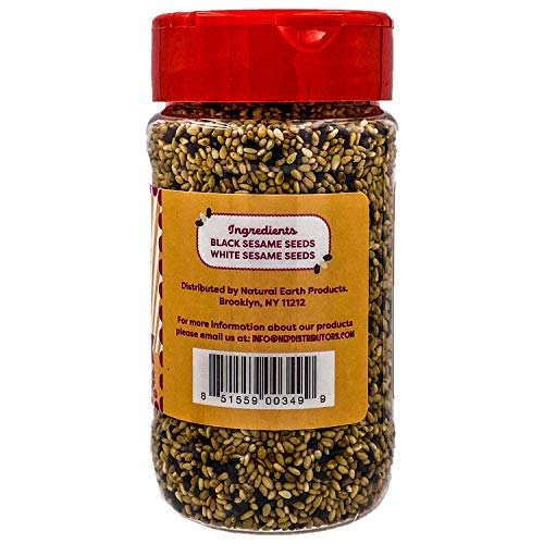 Natural Earth Products - Mix Roasted Sesame Seeds - Ou-Kosher Parve - 4 Oz (Single)… #TOP2