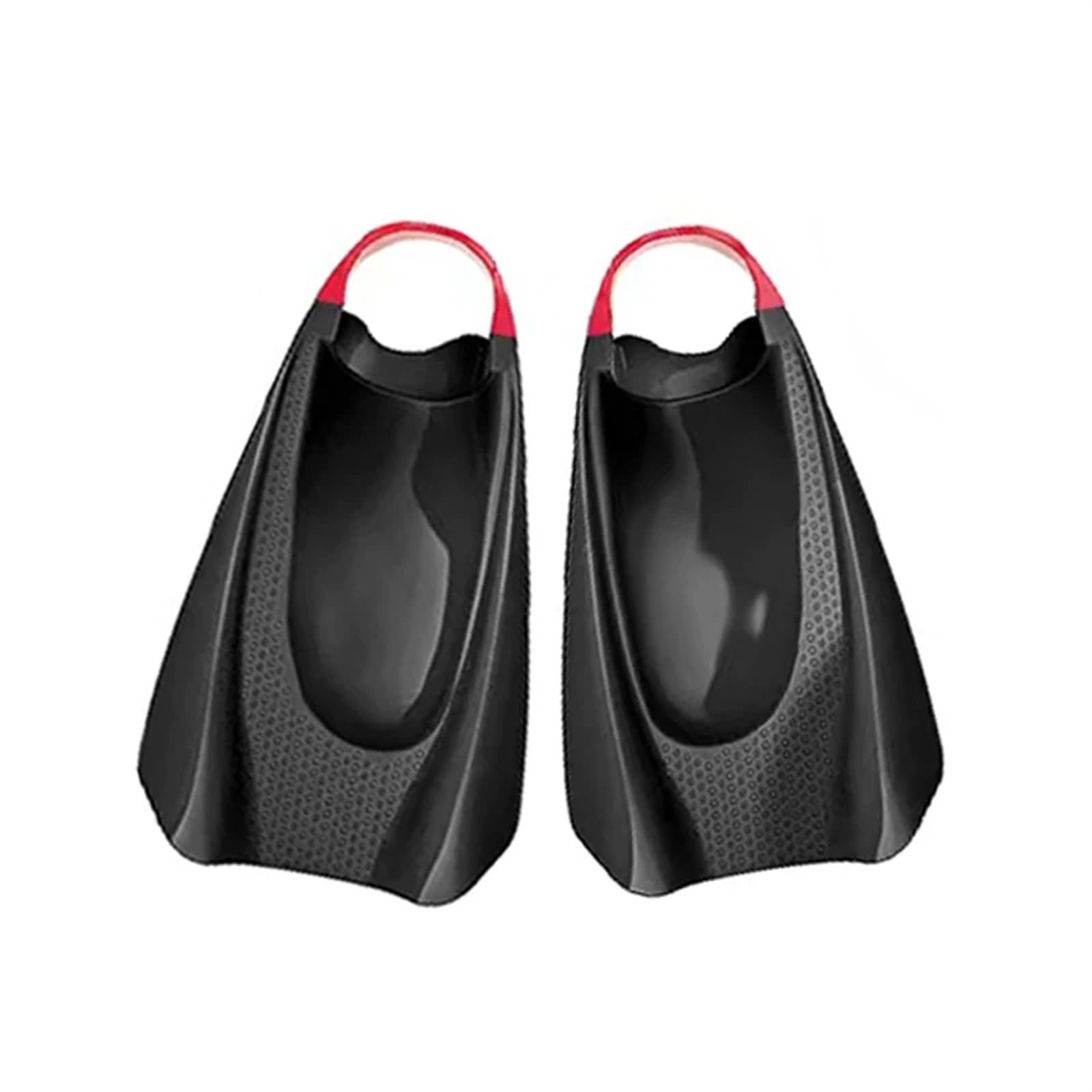 Aletas De Entrenamiento Aleta de Entrenamiento Unisex natación Profesional Cómoda Aleta Silicona Diseño Izquierdo-Derecho con talón Abierto