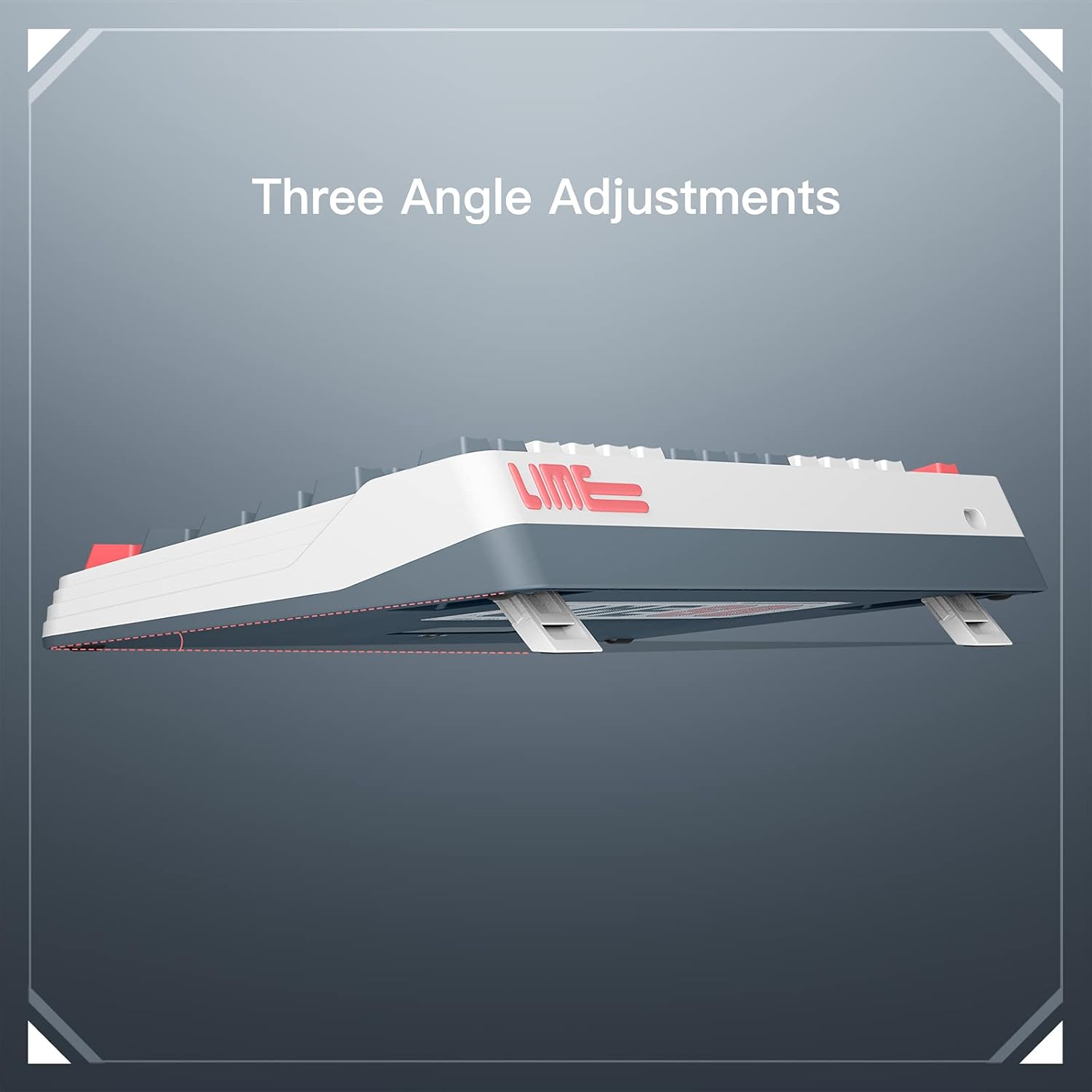 IQUNIX L80 Gaming Keyboard, 2.4G Wireless Mechanical Keyboard with Red Switch, Compact 83 Keys RGB LED Backlit Hot Swappable for Windows/Mac/Android/iOS