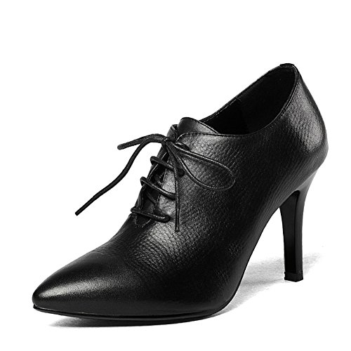 Chaussures en cuir à talons sangle pour un maintien parfait du pied de 24,3cm
