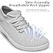 Womens Wide Toe Barefoot Shoes Walking Running Minimalist Zero Drop Sole Breathable Extra Wide Casual Shoes Light Grey 6