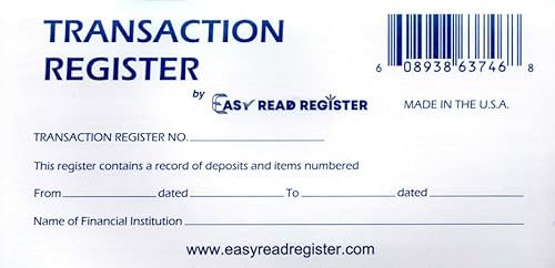 18 Pack Checkbook Registers For Personal Checkbook, Transaction Ledgers, 2023-2024-2025 Calendars #TOP4