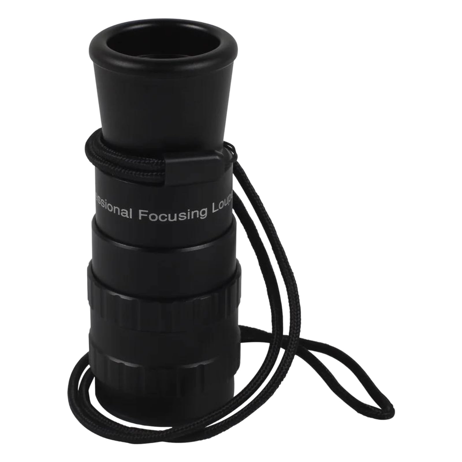 Loupe de mise au point en aluminium 6X avec grand espace de visualisation et cordon pour loupe revêtue de bijoux