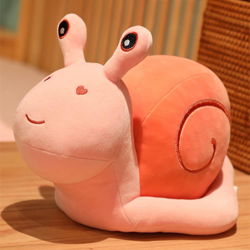 18" Cute Cartoon Snail Doll Plush Toy Cute Soft Snail Plush Toy Snail Stuffed Animal Toy Big Snail Pillow Doll for Valentine's Day Children's Birthday Home Decoration. (Yellow)