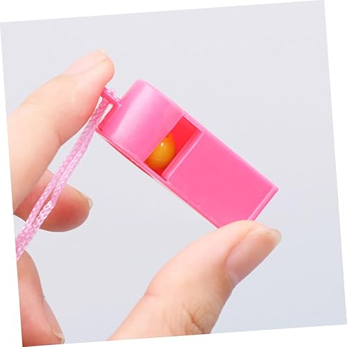 Miniatura 6 de Kisangel Silbato de plástico para niños, silbato deportivo, silbato para niños, silbato de árbitro, silbato para niños, silbato para acampar,