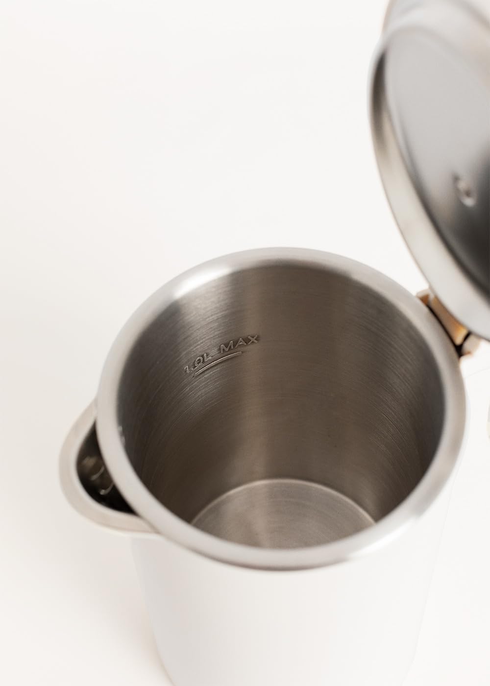 CREATE/KETTLE STUDIO PRO/Bouilloire électrique 1L blanc cassé/Contrôle de température, fonction maintien au chaud, enrouleur de câble, arrêt automatique, 1000W