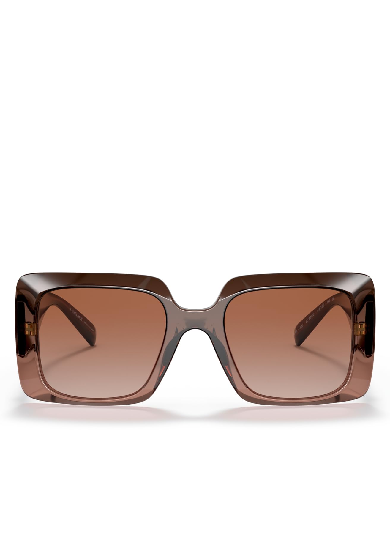 Versace VE 4405 533213 Brown Plastic Rectangle Sunglasses Brown Gradient Lens