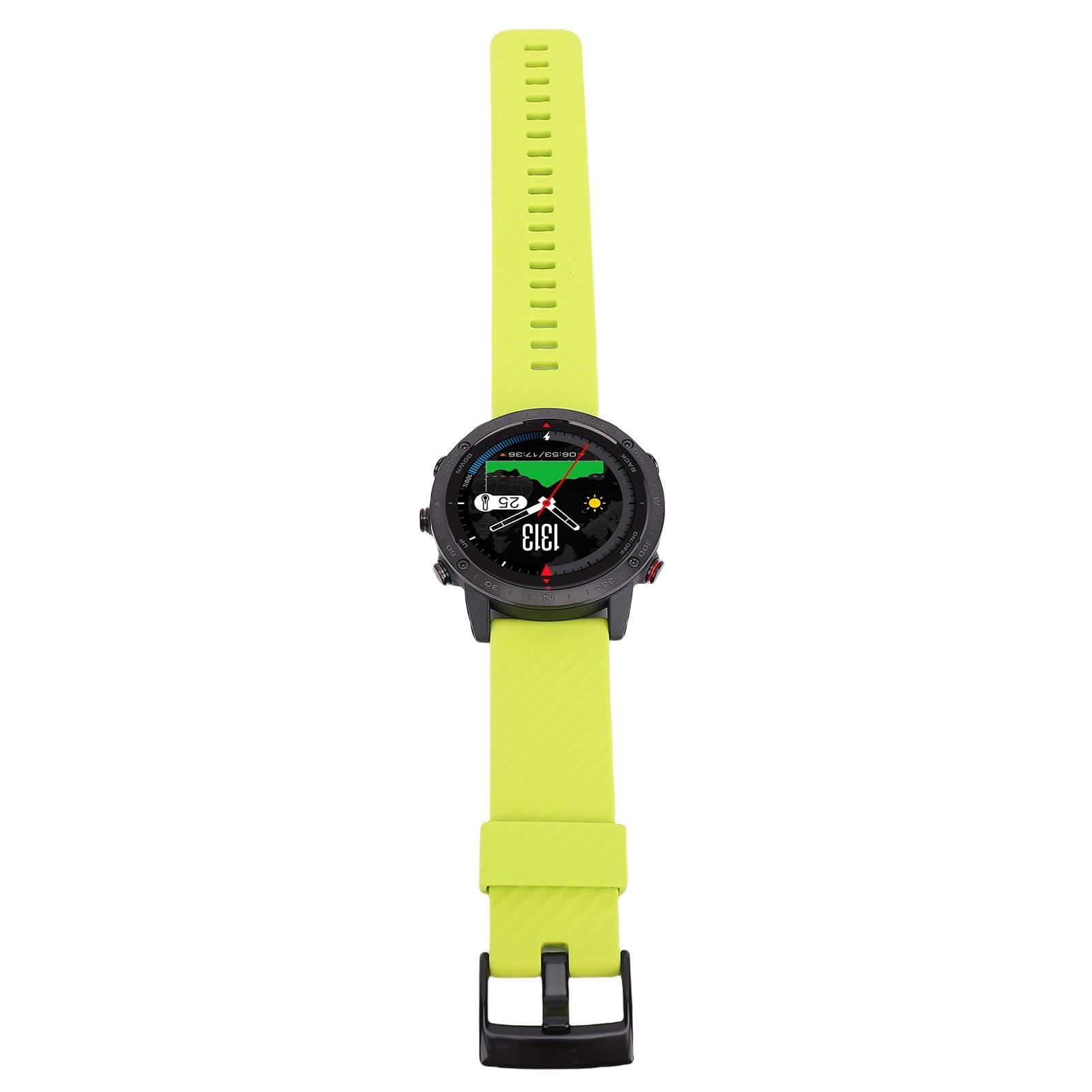 AMONIDA Smartwatch Subacqueo, Orologio da Polso Sportivo per Corsa all'aperto, Orologio Promemoria Messaggi di Chiamata, Ideale per lo Sport e l'uso Quotidiano