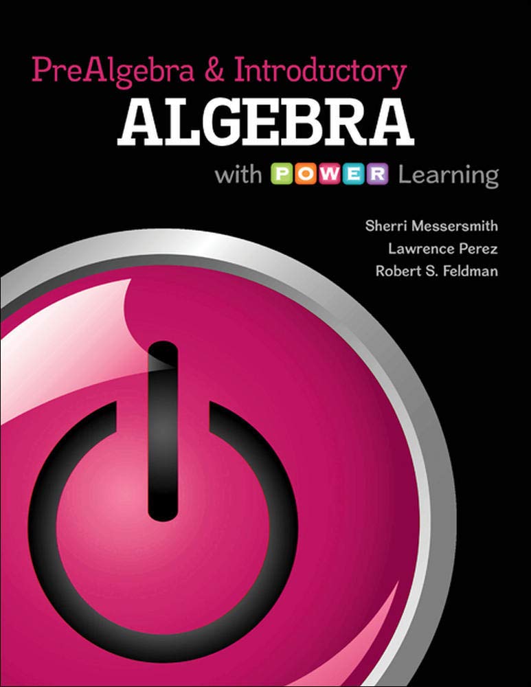 Student Solutions Manual for Prealgebra and Introductory Algebra
