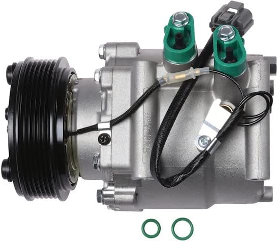 Compresor AC TRS090 - con conector de 3 pines - Compatible con Honda Civic 2001-2005 de 4 cilindros