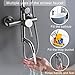 HAOXIN Outdoor Shower Fixtures SUS 304 Stainless Steel All Metal 3 Function Exposed Shower Faucet Set Brushed Nickel A5108N