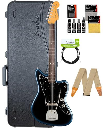 Fender American Professional II Jazzmaster - �_�[�N�i�C�g�o���h�� �P�[�X�A�X�g���b�v�A�P�[�u���A�M�^�[�N���[�j���O�L�b�g�t��
