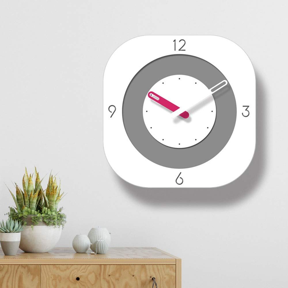 Horloge murale acrylique stéréo salon et chambre au design créatif moderne