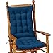 Collections Etc Quilted Rocking Chair Cushion Set, Blue