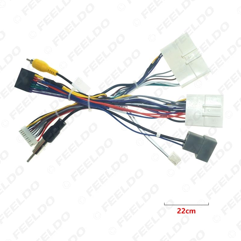 Car for Audio 16PIN Android Power Cable Adapter with Canbus Box for Nissan Sylphy Tiida CD/DVD Player Wiring Harness #HQ6555 - (Color Name: CANBUS Box)