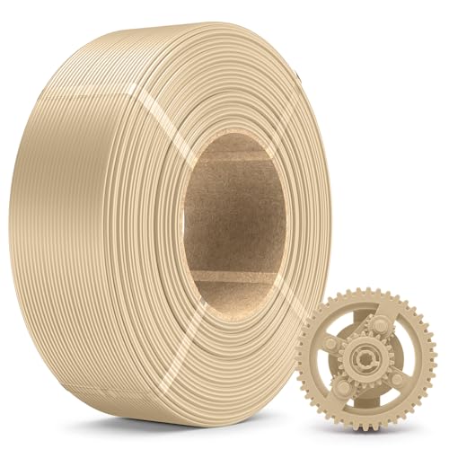 Image of SUNLU PLA+ Refill Filament Refill 1.75mm 1KG, 3D Printer Filament PLA Plus, No-Spool PLA Plus Filament for Reusable Spools Compatible with Bambu Labs Filament, 1KG Roll, Oak