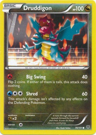 Amazon.com: Pokemon - Druddigon (70)