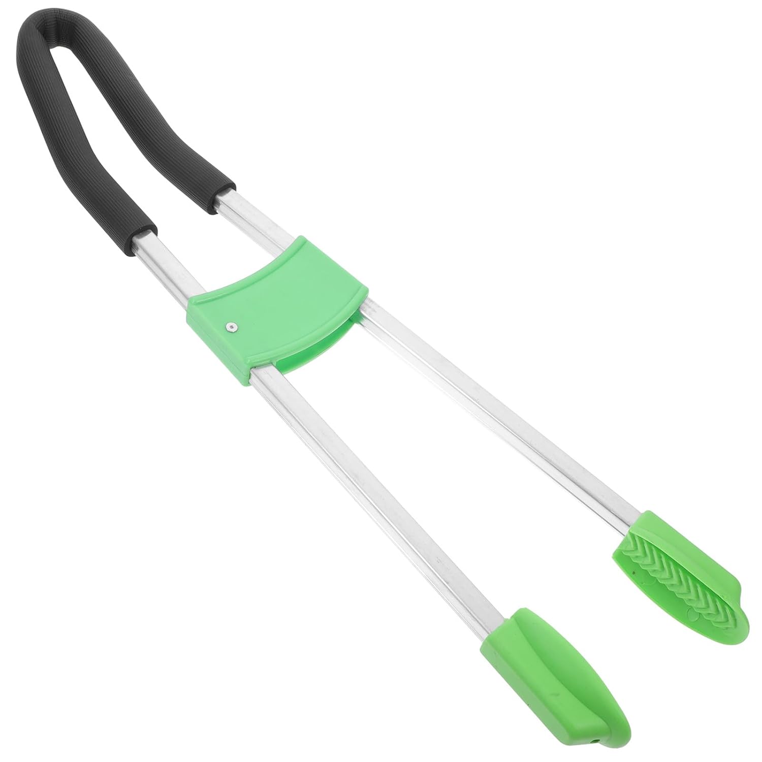 Aluminum Alloy Long Trash Picker Grabber Tool with Dual Rod Clamp for Outdoor Garbage Collection, Portable Rubbish Grabber Suitable for Sanitation and Garden Cleanup