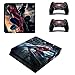 FENGLING Ps4 Slim Stickers Decalcomania in Vinile Cover per Pelle Adesivo Spiderman per Console Slim Ps4 e Due Skin Controller