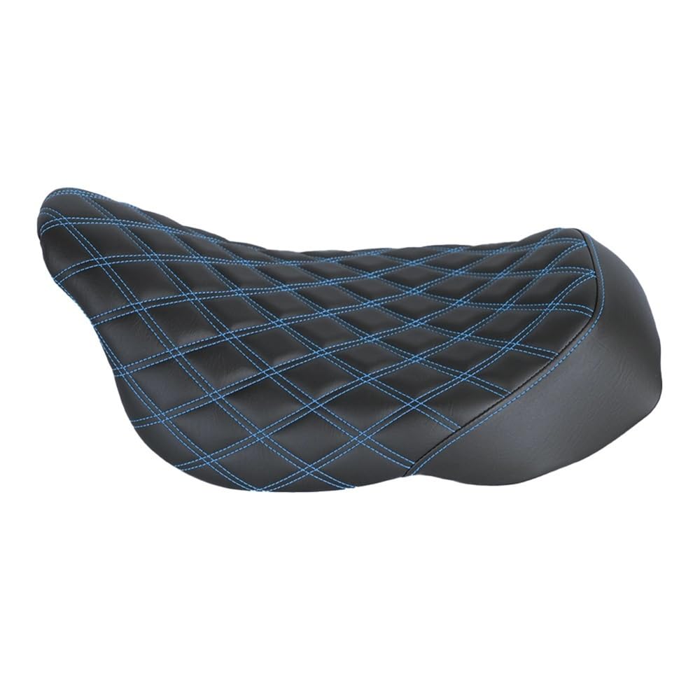 Almohadilla Asiento para asiento de una sola plaza para | Cojín para asiento de una sola plaza para motocicleta, puntada celosía para Touring 2009, 2010, 2011, 2012, 2013, 2014, 2015