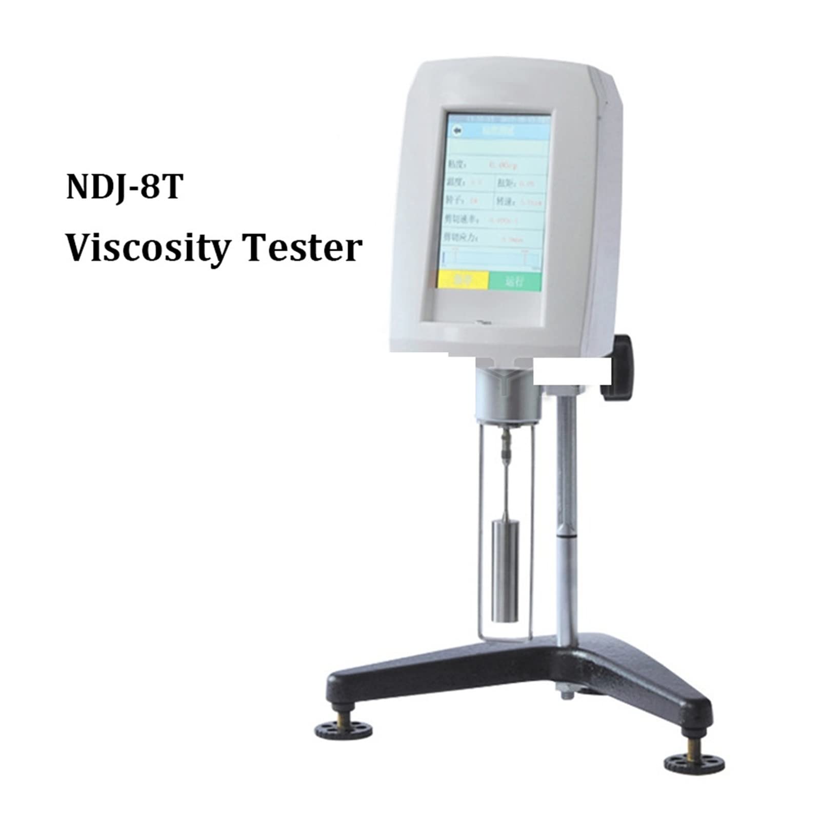 Viskositätsmessgerät, Ndj-5t/ndj-8t Rotationsvisometer digital LCD Einstellbare Geschwindigkeitsdrehviskosität Tester Testausrüstung for Ölfarben Kunststoff,Rotationsviskosimeter(NDJ-5T)