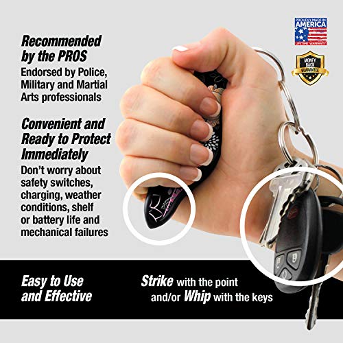 MUNIO Self Defense Kubaton Keychain with Ebook (Triple Hoot)