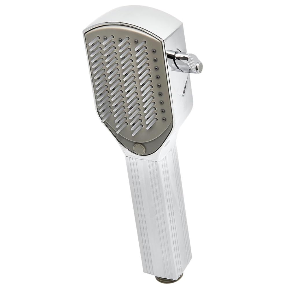 Schläfer 1303900 | Cabezal de ducha con cepillo y lima para mascotas | Cepillo de baño y peine para perros, gatos | Cabezal de ducha, pulverizador en ABS cromado