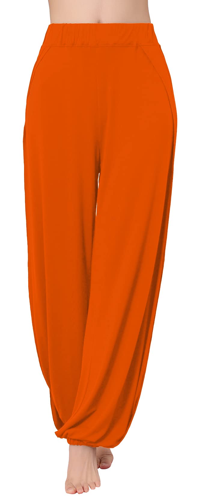 Hoerev Pantaloni Spaccati Morbidi per Le Donne Pantaloni Yoga Danza Harem Yoga Pilates