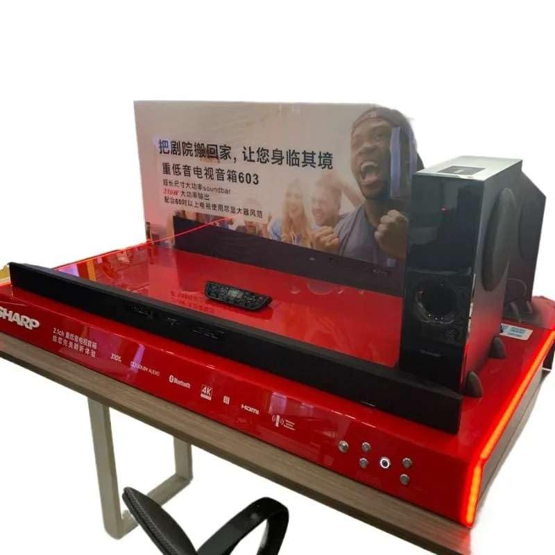 TrueCart Immersive Bluetooth Audio Display Stand: Digital Speaker & Headphone Dock for Enhanced Sound-image-8