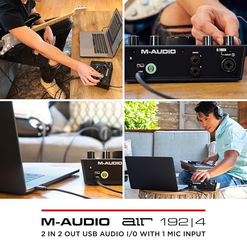 M-AUDIO AIR 192x4 USB-C Audio Interface for Recording, Podcasting, Streaming with Studio Quality Sound, 1 XLR in and Music Production Software by M-AUDIO - Image 6