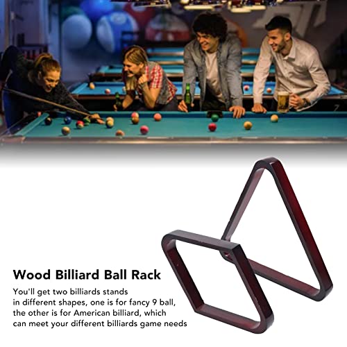 Ensemble de support de boules de billard en bois pour vos soirées entre amis - 5
