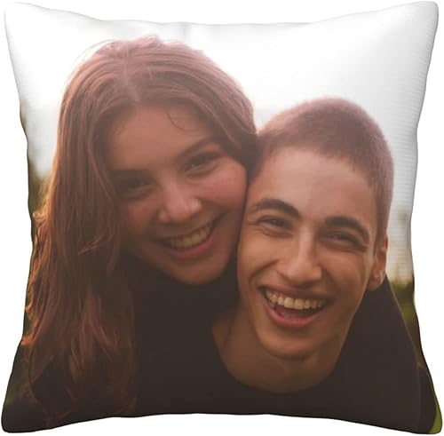 Miniatura 2 de FGHJ Funda de almohada personalizada con imagen, diseño de tu propia foto, texto, logotipo, resistente a la suciedad, transpirable, exquisita