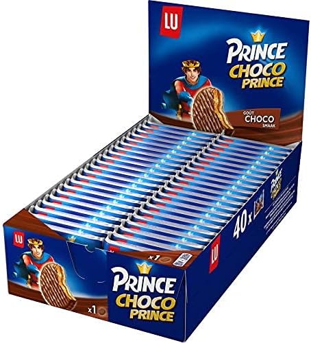 Choco Prince De Lu Biscuits Enrobes De Chocolat Au Lait Et Fourres Gout Chocolat Au Ble Complet Pack De 40 Paquets 28 5 G Amazon Fr Epicerie