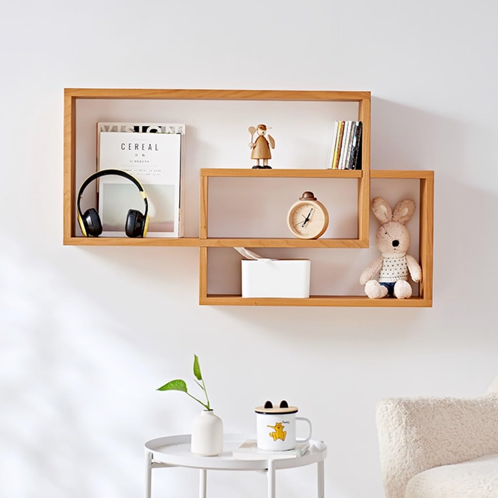 Jangostor Étagères Flottantes Avec Porte - Ensemble De 3