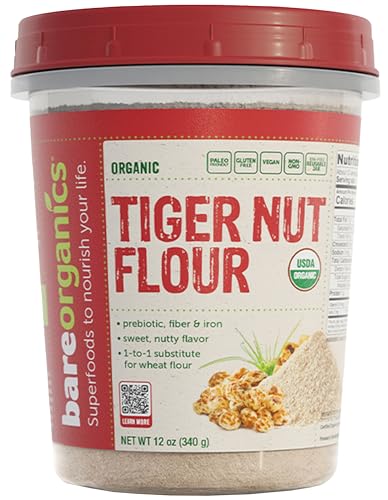 BareOrganics Tiger Nut Flour – Organic Paleo Baking Flour Alternative